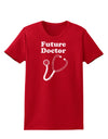 Future Doctor Distressed Womens Dark T-Shirt-TooLoud-Red-X-Small-Davson Sales