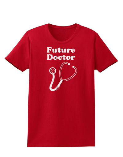 Future Doctor Distressed Womens Dark T-Shirt-TooLoud-Red-X-Small-Davson Sales