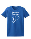 Future Doctor Distressed Womens Dark T-Shirt-TooLoud-Royal-Blue-X-Small-Davson Sales