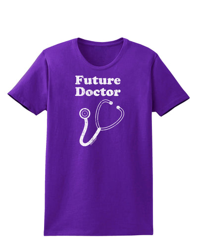 Future Doctor Distressed Womens Dark T-Shirt-TooLoud-Purple-X-Small-Davson Sales