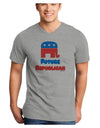 Future Republican Adult V-Neck T-shirt-Mens V-Neck T-Shirt-TooLoud-HeatherGray-Small-Davson Sales