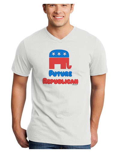 Future Republican Adult V-Neck T-shirt-Mens V-Neck T-Shirt-TooLoud-White-Small-Davson Sales