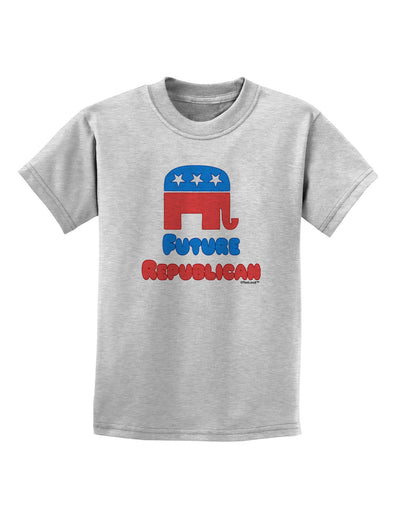 Future Republican Childrens T-Shirt-Childrens T-Shirt-TooLoud-AshGray-X-Small-Davson Sales