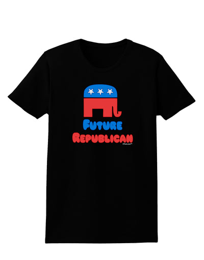 Future Republican Womens Dark T-Shirt-TooLoud-Black-X-Small-Davson Sales