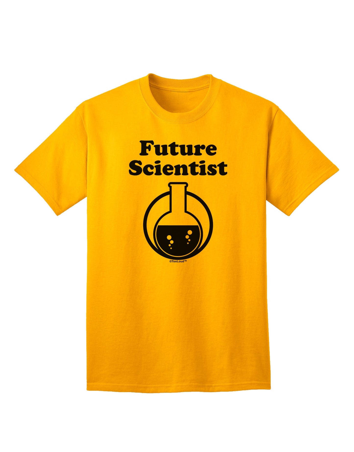 Future Scientist Adult T-Shirt-Mens T-Shirt-TooLoud-Gold-Small-Davson Sales