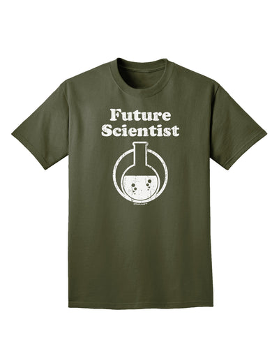 Future Scientist Distressed Adult Dark T-Shirt-Mens T-Shirt-TooLoud-Military-Green-Small-Davson Sales