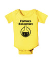 Future Scientist Distressed Baby Romper Bodysuit-Baby Romper-TooLoud-Yellow-06-Months-Davson Sales