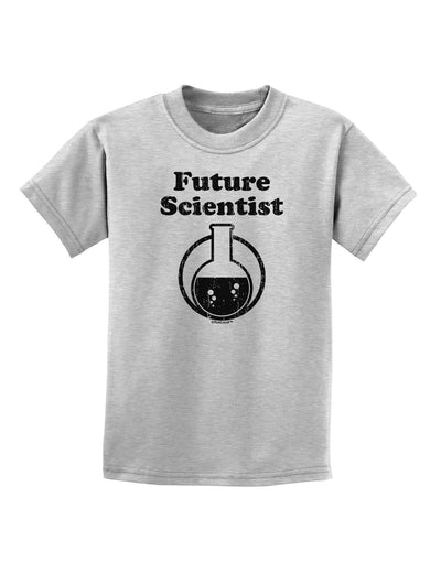 Future Scientist Distressed Childrens T-Shirt-Childrens T-Shirt-TooLoud-AshGray-X-Small-Davson Sales