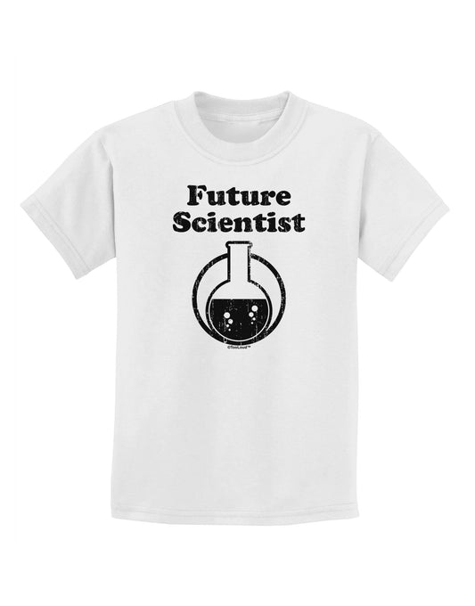 Future Scientist Distressed Childrens T-Shirt-Childrens T-Shirt-TooLoud-White-X-Small-Davson Sales