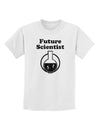 Future Scientist Distressed Childrens T-Shirt-Childrens T-Shirt-TooLoud-White-X-Small-Davson Sales