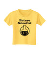 Future Scientist Distressed Toddler T-Shirt-Toddler T-Shirt-TooLoud-Yellow-2T-Davson Sales