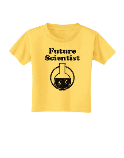 Future Scientist Distressed Toddler T-Shirt-Toddler T-Shirt-TooLoud-Yellow-2T-Davson Sales