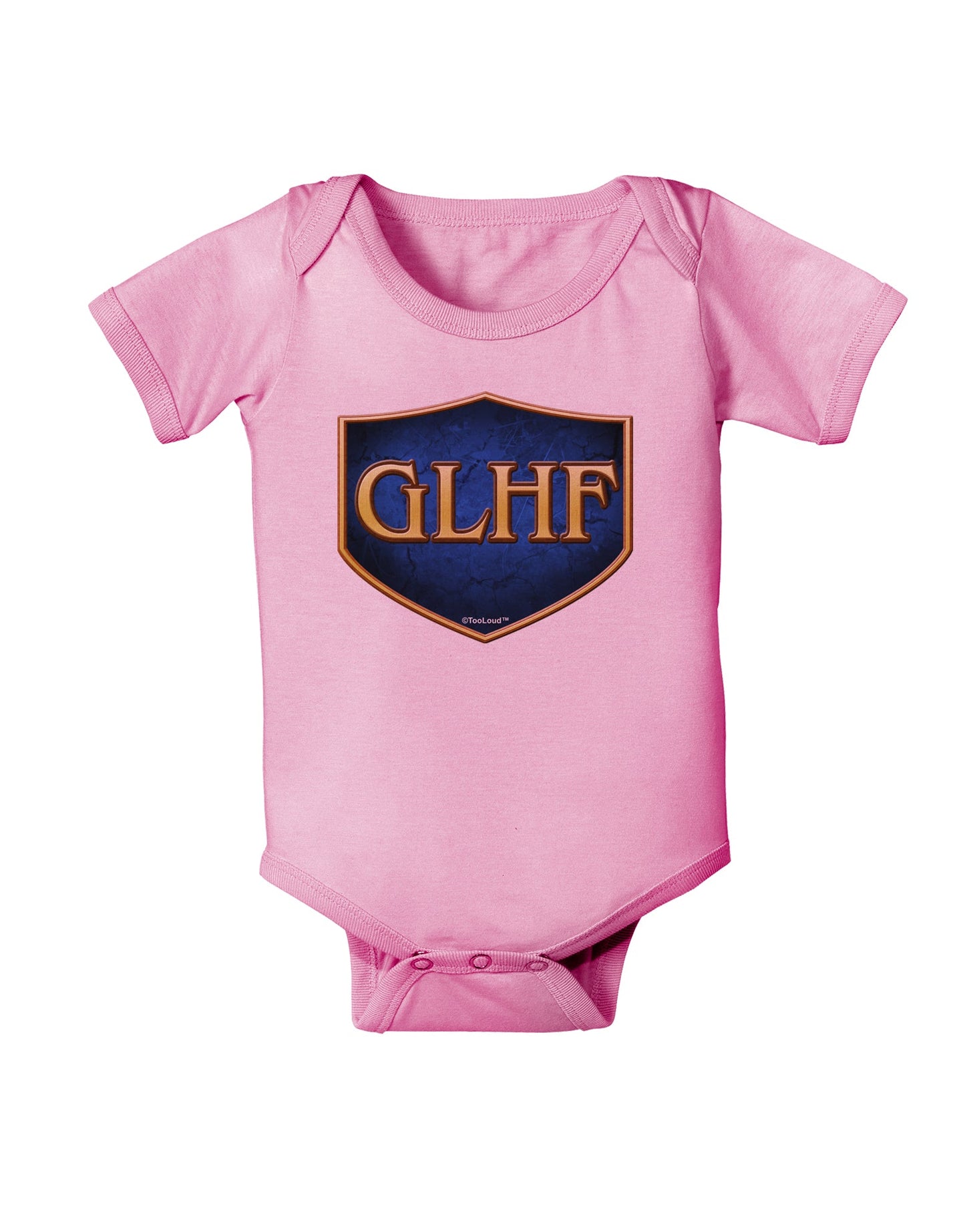GLHF - Good Luck Have Fun Baby Romper Bodysuit by TooLoud-Baby Romper-TooLoud-Light-Pink-06-Months-Davson Sales
