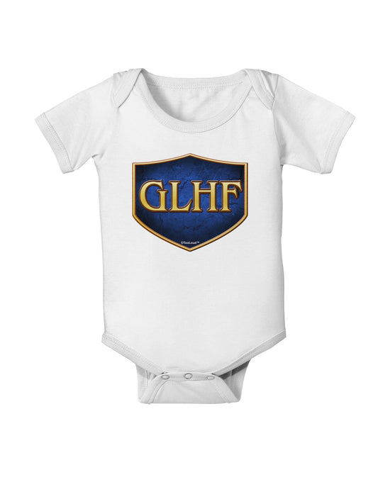 GLHF - Good Luck Have Fun Baby Romper Bodysuit by TooLoud-Baby Romper-TooLoud-White-06-Months-Davson Sales