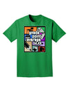 GPA 4 - Grade Point Average Adult Dark T-Shirt-Mens T-Shirt-TooLoud-Kelly-Green-Small-Davson Sales