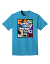 GPA 4 - Grade Point Average Adult Dark T-Shirt-Mens T-Shirt-TooLoud-Turquoise-Small-Davson Sales