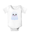 Gabe the Cute Ghost - Halloween Baby Romper Bodysuit-Baby Romper-TooLoud-White-06-Months-Davson Sales