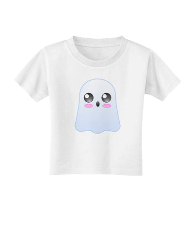 Gabe the Cute Ghost - Halloween Toddler T-Shirt-Toddler T-Shirt-TooLoud-White-2T-Davson Sales