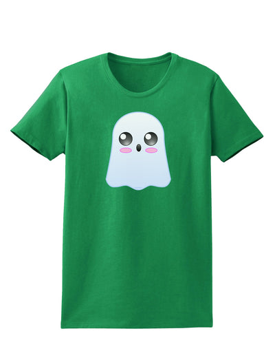 Gabe the Cute Ghost - Halloween Womens Dark T-Shirt-Womens T-Shirt-TooLoud-Kelly-Green-X-Small-Davson Sales