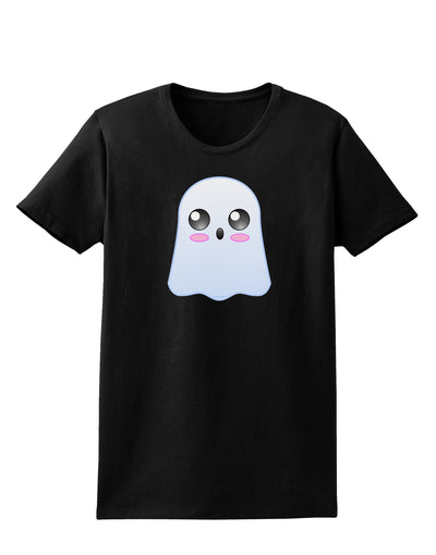 Gabe the Cute Ghost - Halloween Womens Dark T-Shirt-Womens T-Shirt-TooLoud-Black-X-Small-Davson Sales