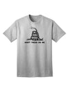 Gadsden Flag Rattlesnake Adult T-Shirt - A Sophisticated Expression of Subdued Style-Mens T-shirts-TooLoud-AshGray-Small-Davson Sales