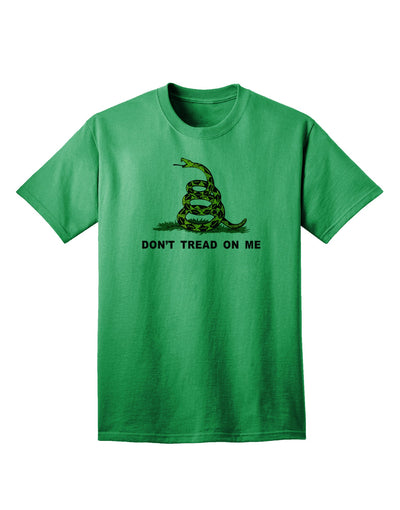 Gadsden Flag Rattlesnake Adult T-Shirt - A Symbol of Freedom and Independence-Mens T-shirts-TooLoud-Kelly-Green-Small-Davson Sales