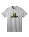 Gadsden Flag Rattlesnake Adult T-Shirt - A Symbol of Freedom and Independence-Mens T-shirts-TooLoud-AshGray-Small-Davson Sales