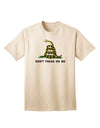 Gadsden Flag Rattlesnake Adult T-Shirt - A Symbol of Freedom and Independence-Mens T-shirts-TooLoud-Natural-Small-Davson Sales