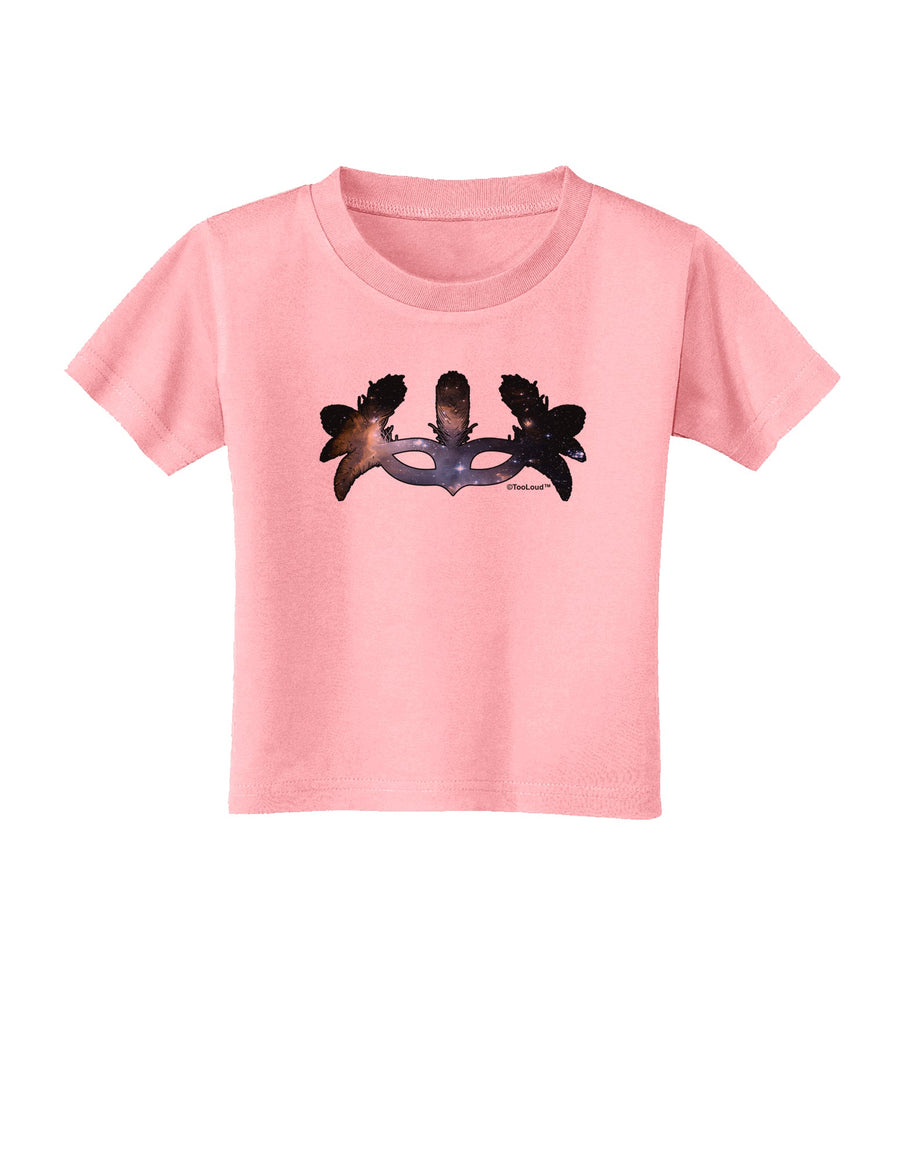 Galaxy Masquerade Mask Toddler T-Shirt by TooLoud-Toddler T-Shirt-TooLoud-White-2T-Davson Sales