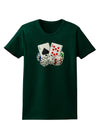 Gambling Weapons Womens Dark T-Shirt-TooLoud-Forest-Green-Small-Davson Sales