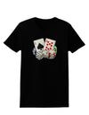 Gambling Weapons Womens Dark T-Shirt-TooLoud-Black-X-Small-Davson Sales