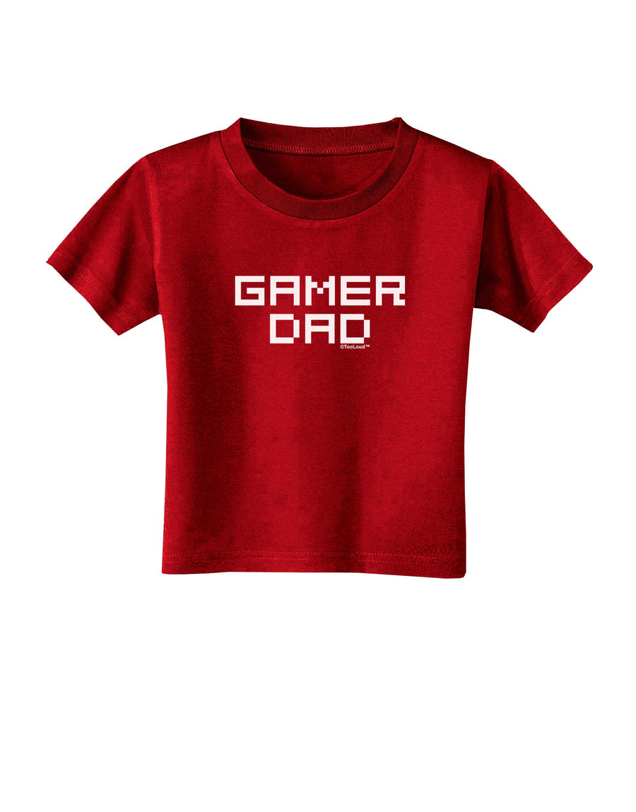 Gamer Dad Toddler T-Shirt Dark by TooLoud-Toddler T-Shirt-TooLoud-Black-2T-Davson Sales