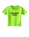 Gamer Dad Toddler T-Shirt by TooLoud-Toddler T-Shirt-TooLoud-Lime-Green-2T-Davson Sales