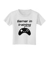 Gamer In Training BnW Toddler T-Shirt-Toddler T-Shirt-TooLoud-White-2T-Davson Sales