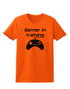 Gamer In Training BnW Womens T-Shirt-Womens T-Shirt-TooLoud-Orange-X-Small-Davson Sales