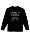 Gamer In Training Color Adult Long Sleeve Dark T-Shirt-TooLoud-Black-Small-Davson Sales