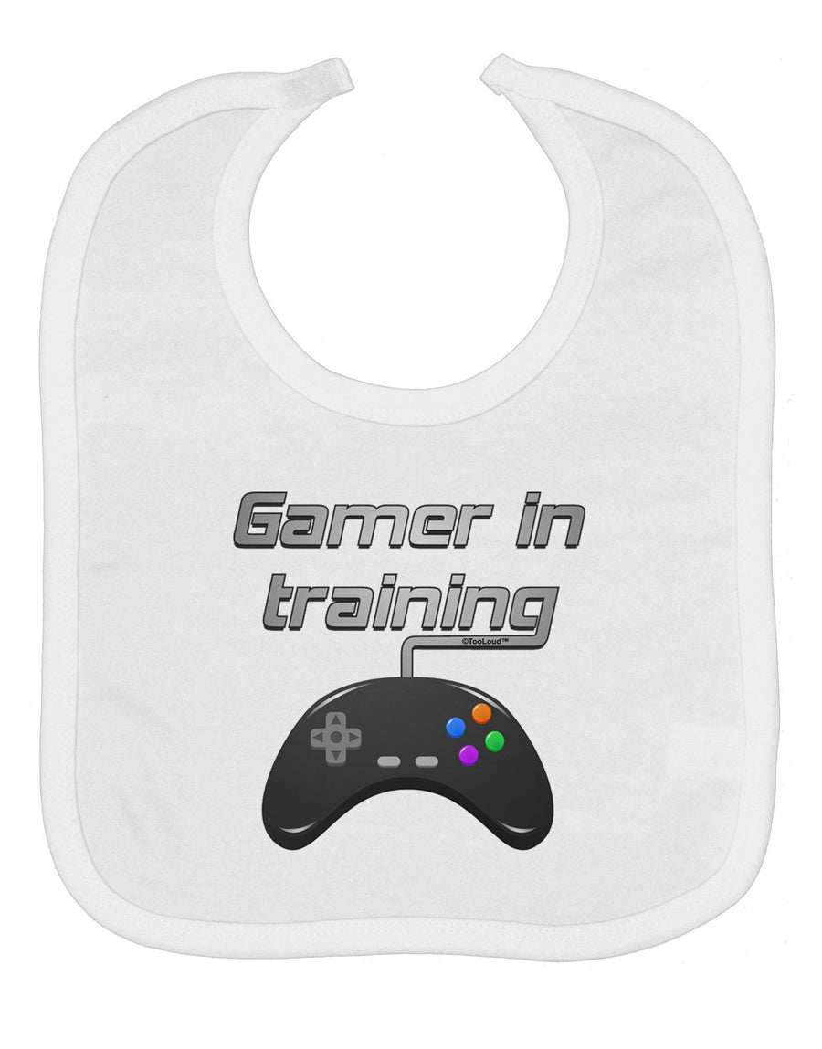 Gamer In Training Color Baby Bib