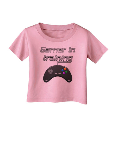 Gamer In Training Color Infant T-Shirt-Infant T-Shirt-TooLoud-Candy-Pink-06-Months-Davson Sales