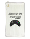 Gamer In Training Color Micro Terry Gromet Golf Towel 16 x 25 inch by TooLoud-Golf Towel-TooLoud-White-Davson Sales