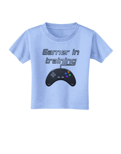 Gamer In Training Color Toddler T-Shirt-Toddler T-Shirt-TooLoud-Aquatic-Blue-2T-Davson Sales