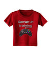 Gamer In Training Color Toddler T-Shirt Dark-Toddler T-Shirt-TooLoud-Red-2T-Davson Sales