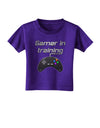 Gamer In Training Color Toddler T-Shirt Dark-Toddler T-Shirt-TooLoud-Purple-2T-Davson Sales