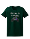 Gamer In Training Color Womens Dark T-Shirt-TooLoud-Forest-Green-Small-Davson Sales