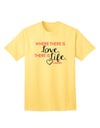 Gandhi Adult T-Shirt - A Symbol of Love by TooLoud-Mens T-shirts-TooLoud-Yellow-Small-Davson Sales