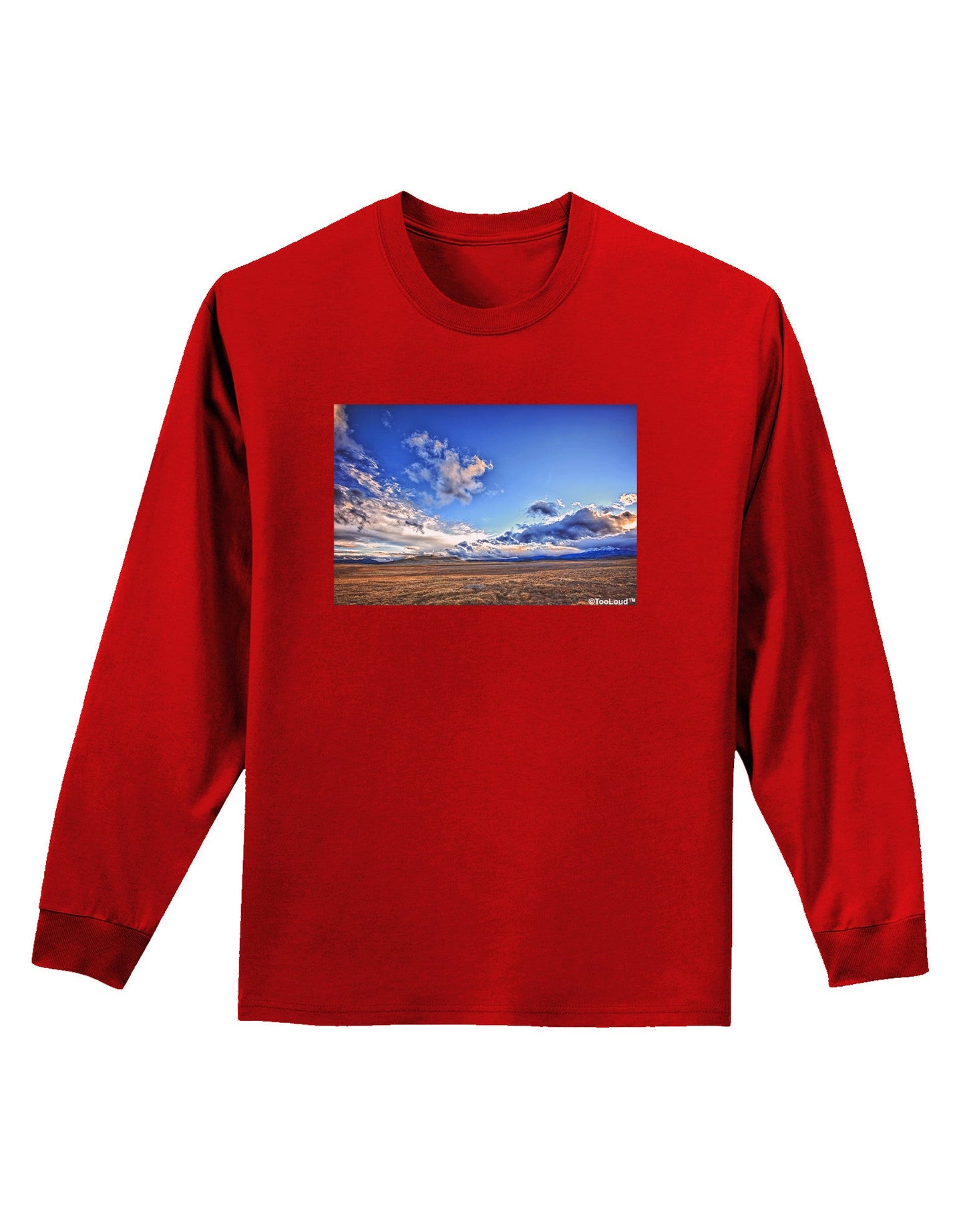 Garden of the Gods Colorado Adult Long Sleeve Dark T-Shirt-TooLoud-Red-Small-Davson Sales
