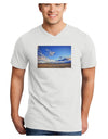 Garden of the Gods Colorado Adult V-Neck T-shirt-Mens V-Neck T-Shirt-TooLoud-White-Small-Davson Sales