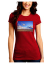 Garden of the Gods Colorado Juniors Petite Crew Dark T-Shirt-T-Shirts Juniors Tops-TooLoud-Red-Juniors Fitted Small-Davson Sales