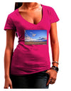 Garden of the Gods Colorado Womens V-Neck Dark T-Shirt-Womens V-Neck T-Shirts-TooLoud-Hot-Pink-Juniors Fitted Small-Davson Sales