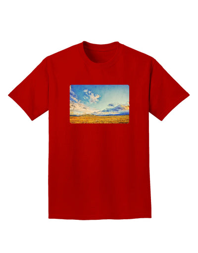 Garden of the Gods Watercolor Adult Dark T-Shirt-Mens T-Shirt-TooLoud-Red-Small-Davson Sales