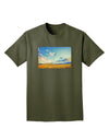 Garden of the Gods Watercolor Adult Dark T-Shirt-Mens T-Shirt-TooLoud-Military-Green-Small-Davson Sales